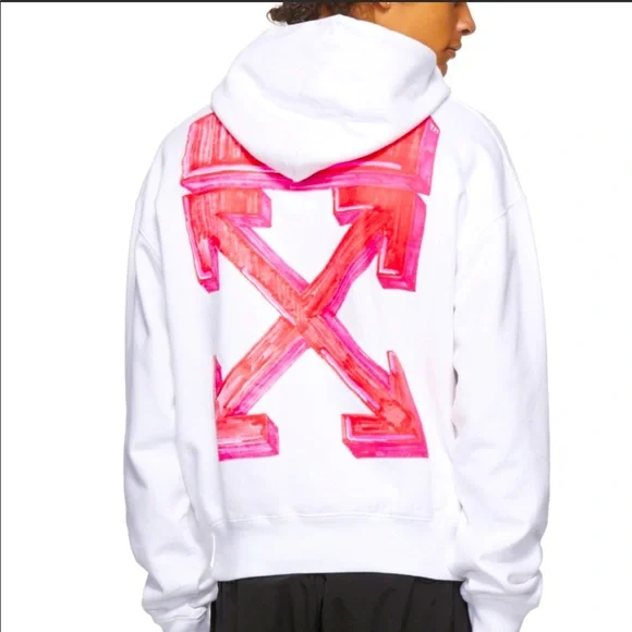 Off white marker arrows hoodie new arrivals